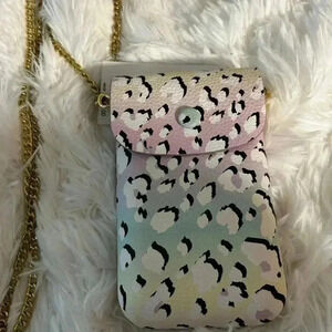 Betsey Johnson, Crossbody cell phone‎ holder pocketbook. New